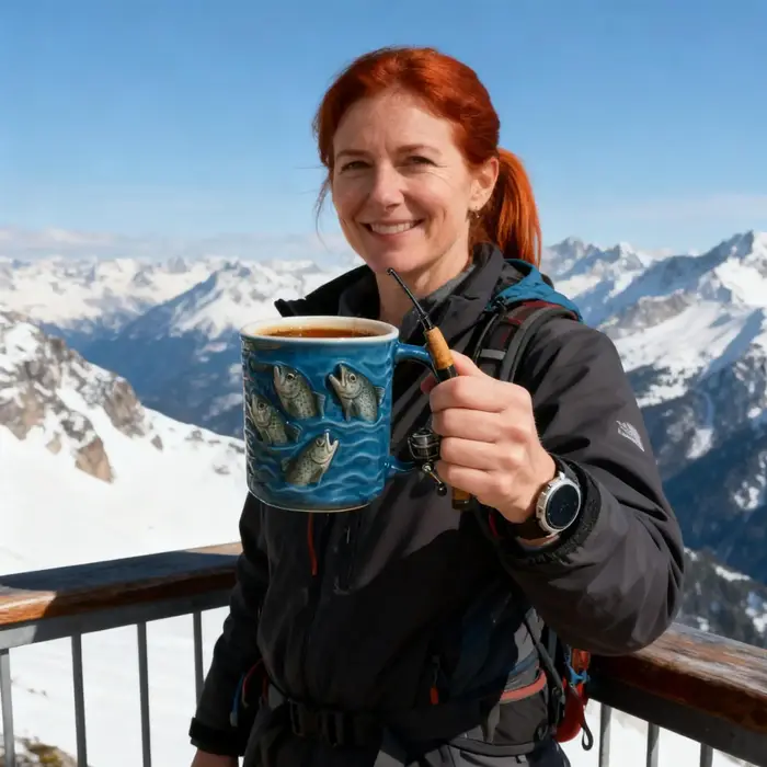 Tasse à café en résine