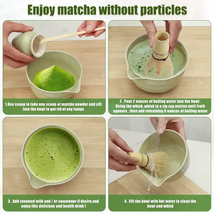 Kit de fabrication Matcha service à thé japonais cuillère (Chashaku)