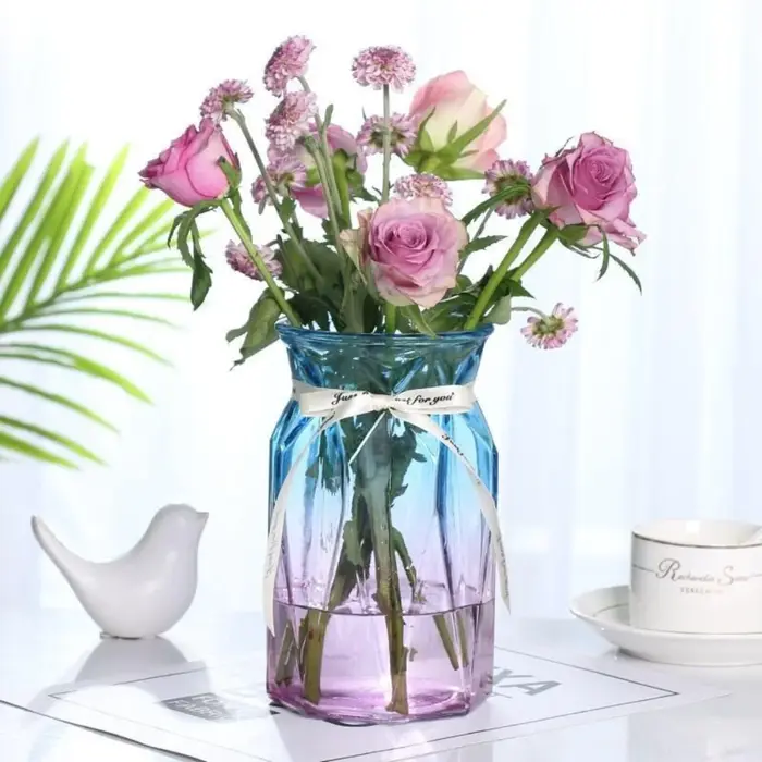 Vase en verre Transparent nordique