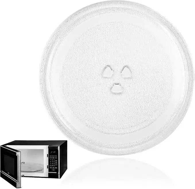 Plaque en verre universelle pour four à micro-ondes, diamètre 24.5cm, pour Galanz Midea Haier, etc.