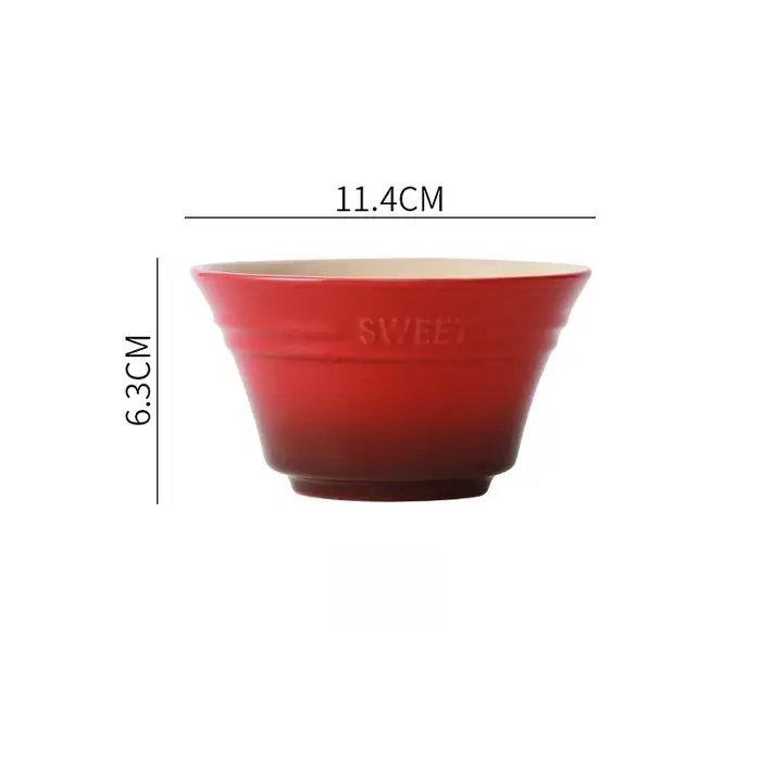 Plats de couleur dégradé arc-en-ciel de 300ML