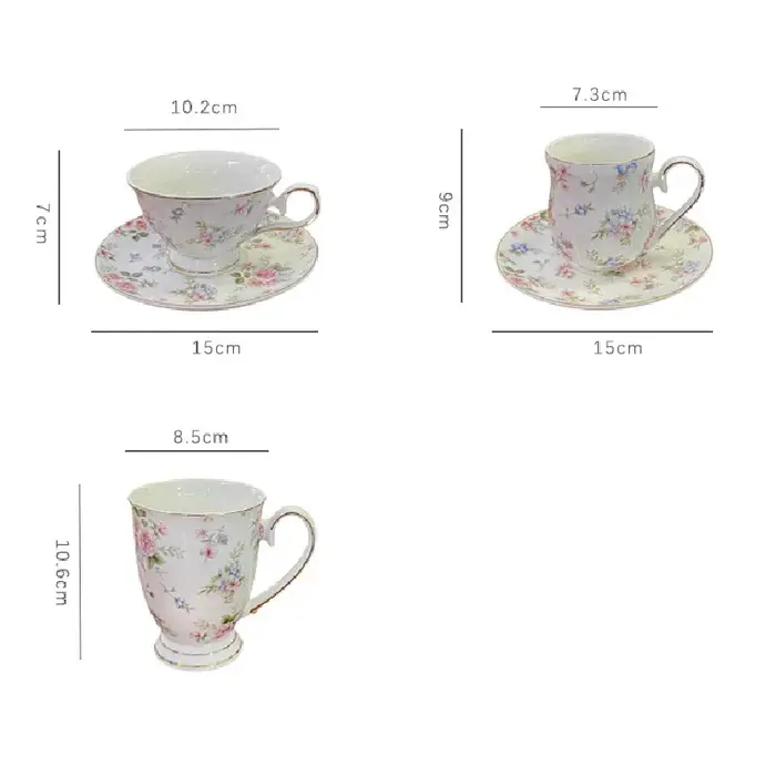 Ensemble de tasses à café en céramique