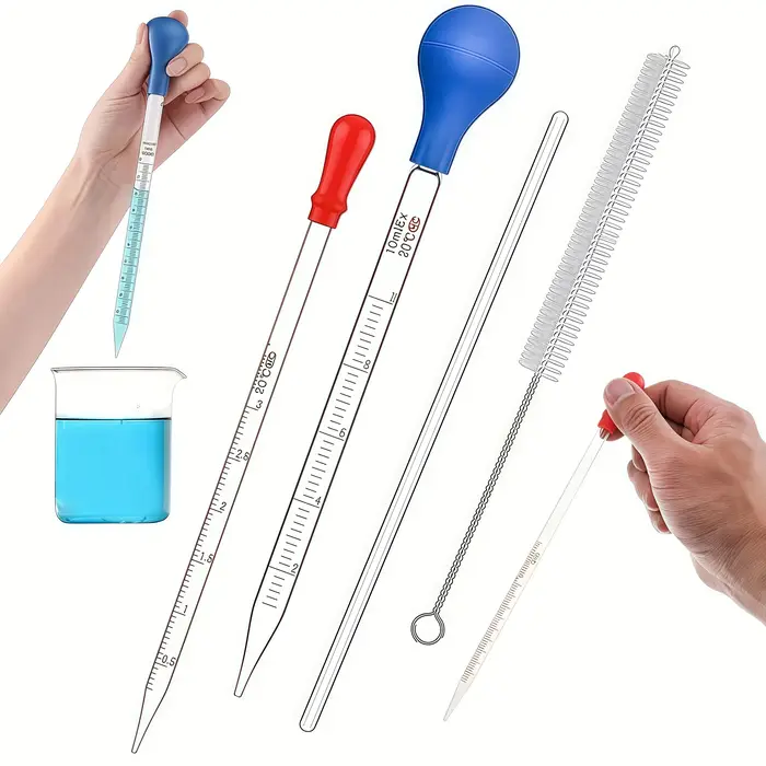 Pipette en verre, compte-gouttes