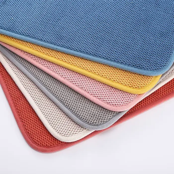 Tapis de séchage de vaisselle dans l'armoire, napperon de Table absorbant en microfibre, antidérapan