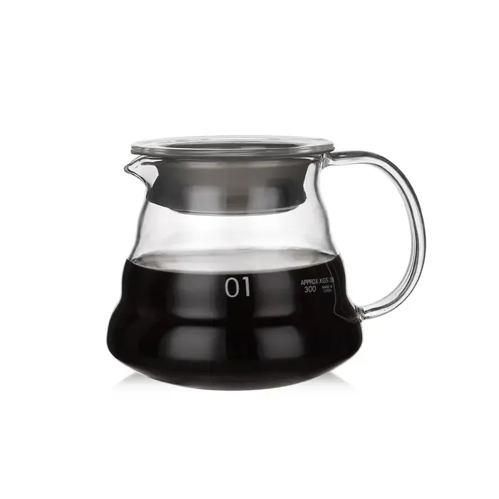 Cafetière en verre transparent 350ml 600ml 800ml, bouilloire goutte à goutte pour brassage de café