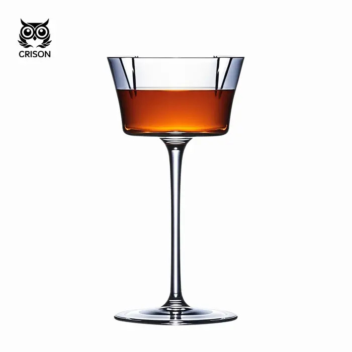 Verre à cocktail en cristal sans plomb CT2501 CRISON, verre à martini, verre à champagne pour mariag