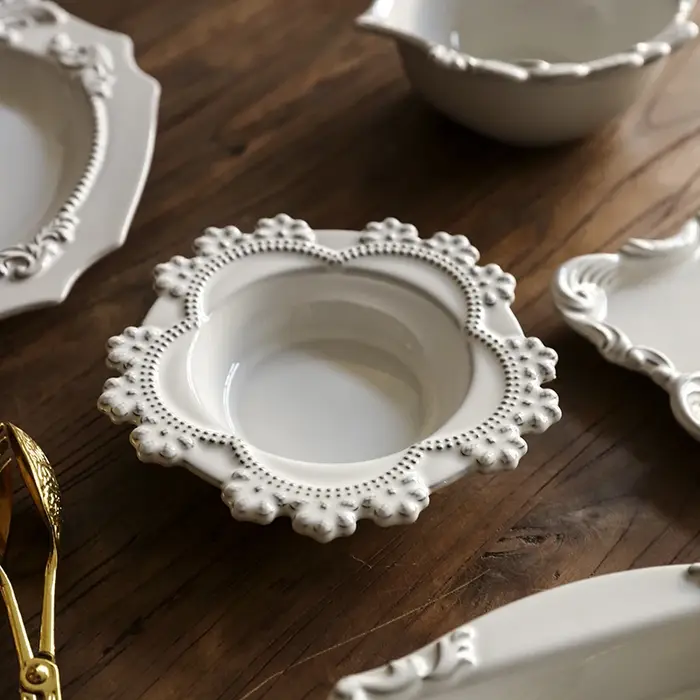 Assiette en céramique créative de Style coréen