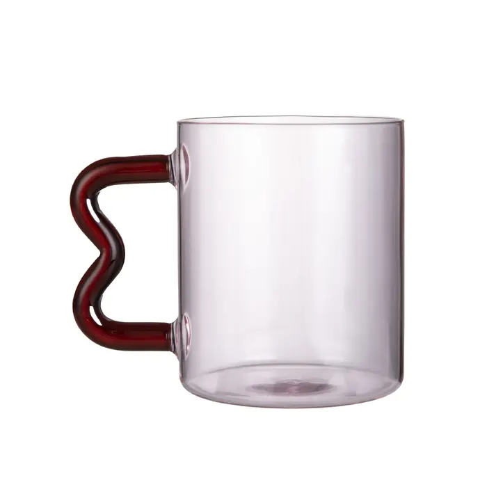 Tasse en Verre Coloré à Oreilles
