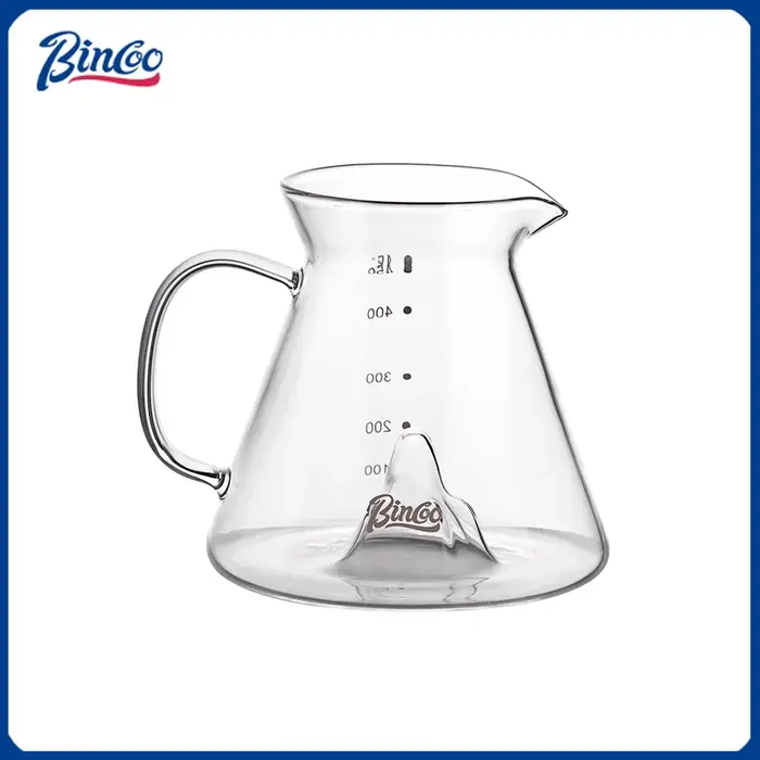 BINCOO 450ml verser sur café goutteur verre partage Pot entonnoir goutte
