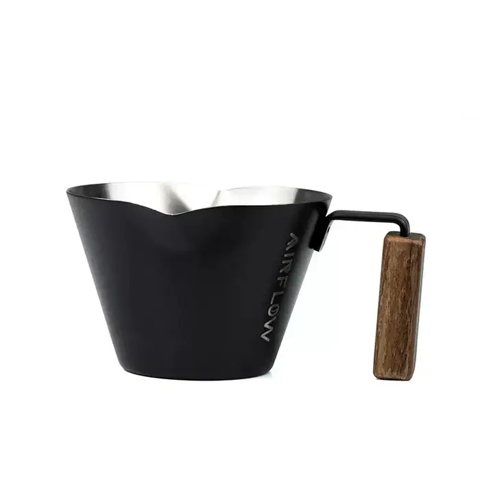 Tasse en acier inoxydable pour café, lait et mousse, tasse à double bouche, tasse flacon d'espresso,