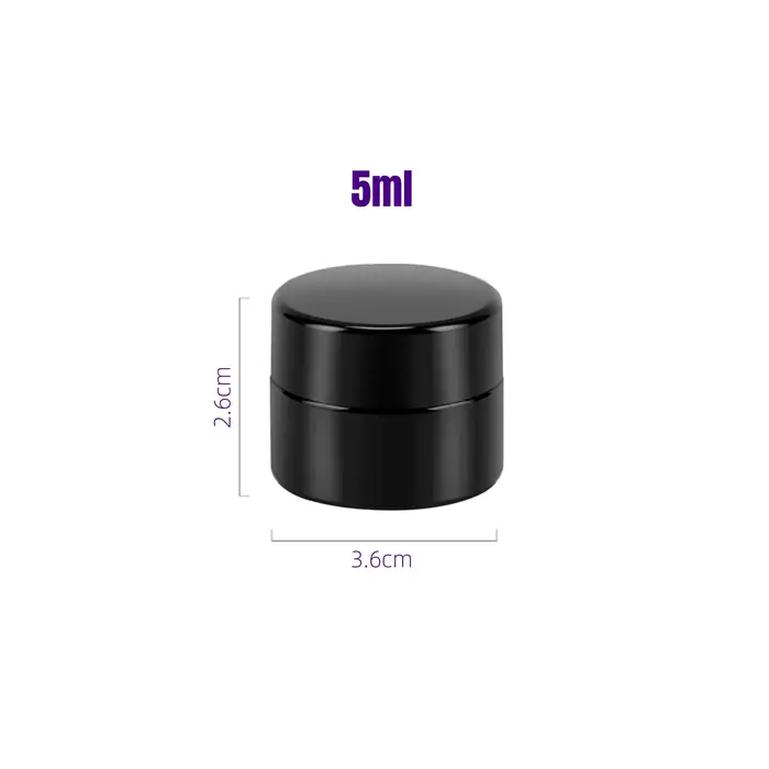 Récipient hermétique de 1/2 Oz 250ml, 1 Oz 500ml 1L, pot en verre ultraviolet anti-odeur avec humidi