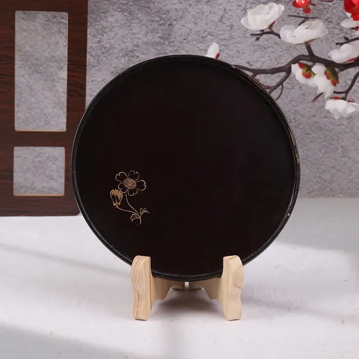 Support assiette thé gâteau plat présentoir pliable