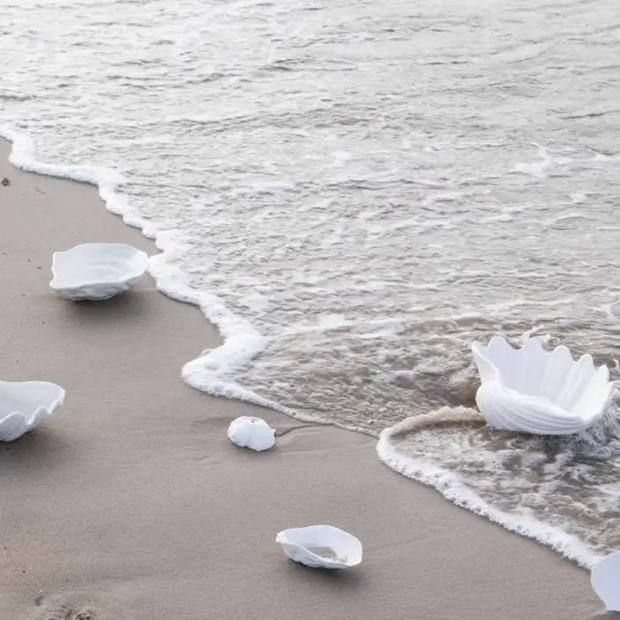 Ensemble de bols en coquillage en céramique