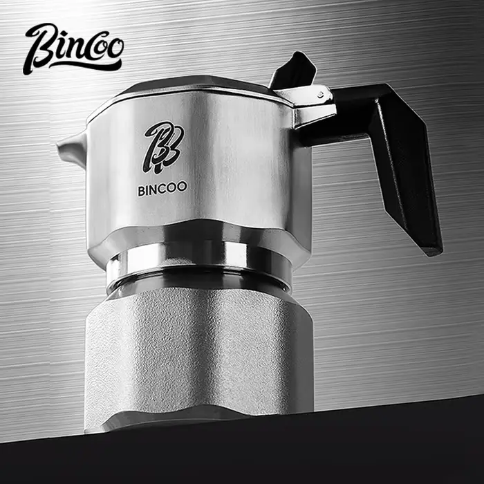 Bincoo trois vannes 316 acier inoxydable moka Pot 3.0pa concentré italien Extraction cafetière ménage