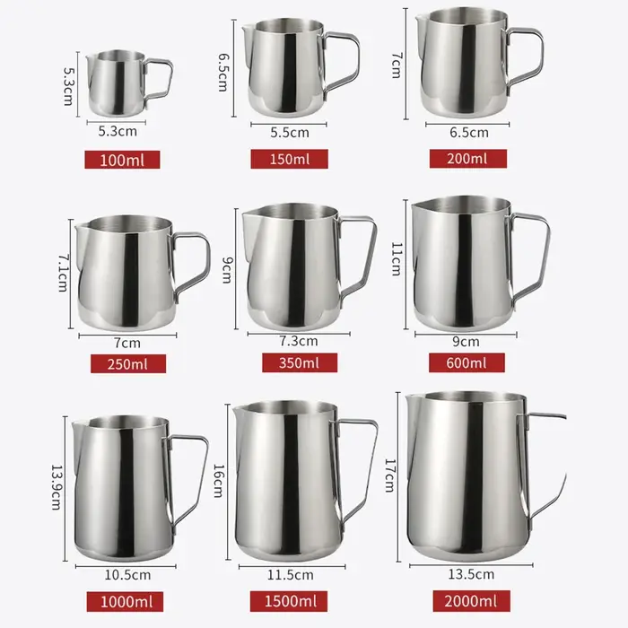 12/20 Oz acier inoxydable Latte café Art tasse bec haut de gamme
