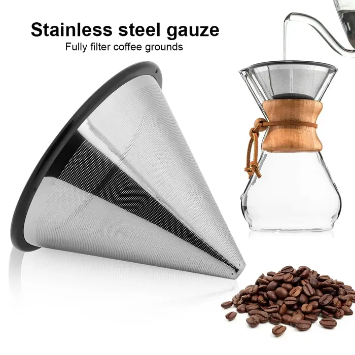Filtre à café réutilisable en acier inoxydable YJ-99A3