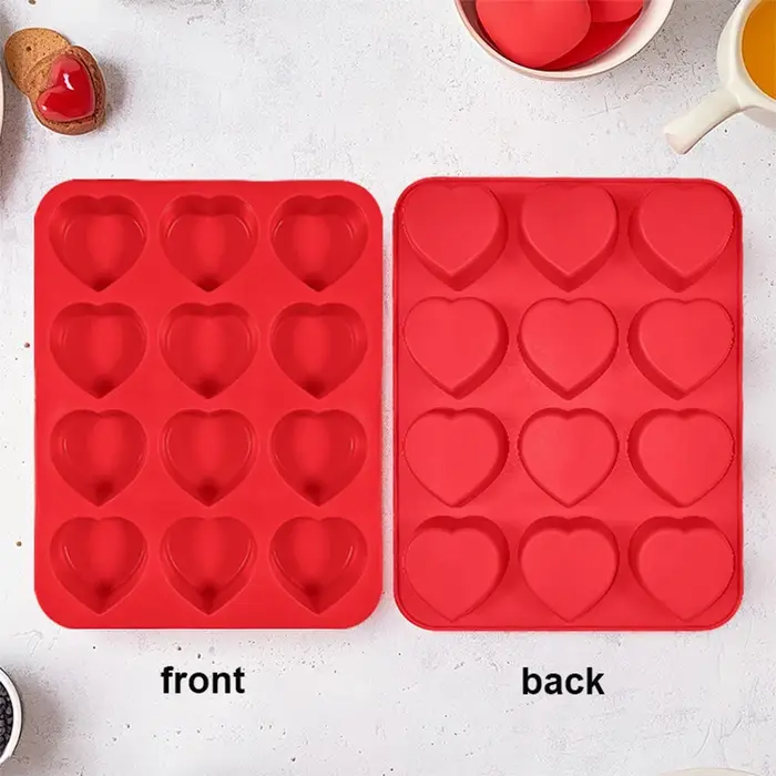 12 tasses moule en Silicone Muffin Cupcake plat de cuisson antiadhésif lave-vaisselle micro-ondes sûr