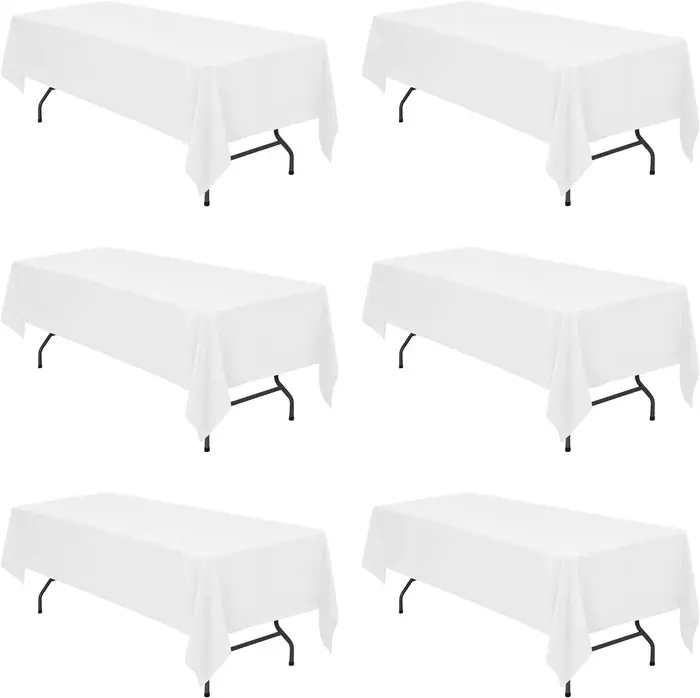 Nappe rectangulaire imperméable pour fête de mariage