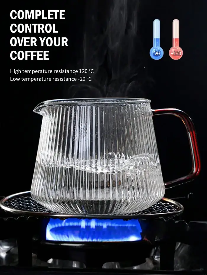 Leeseph-Serveur de café en verre pour verser sur le café et le thé