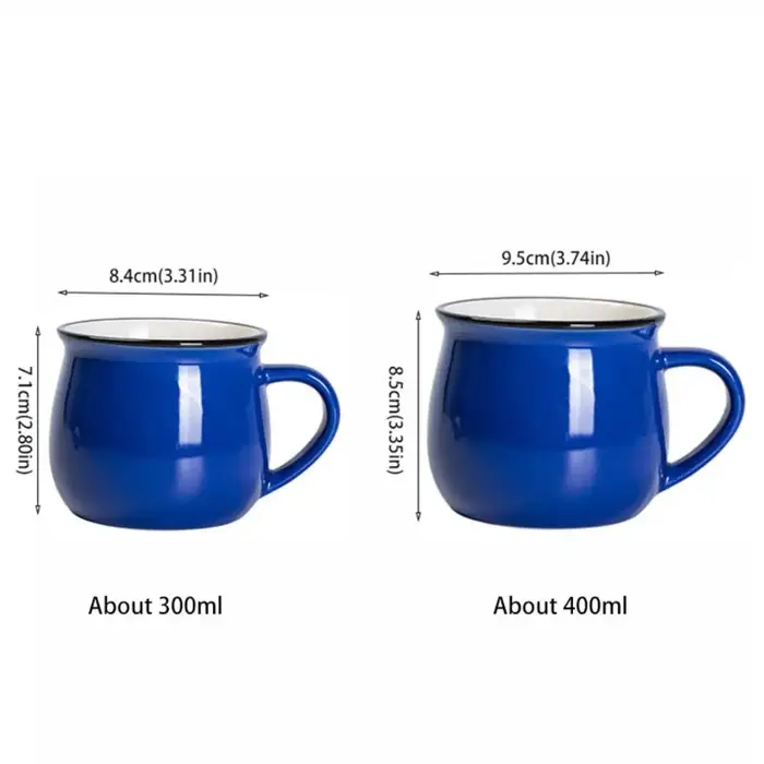 Tasse à lait en céramique nordique mignonne