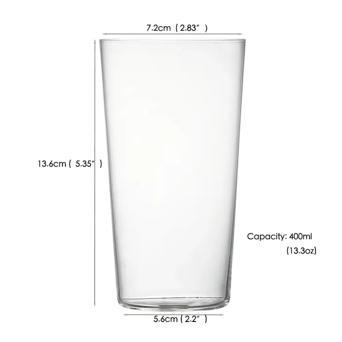 Verres à jus extra légers, verre logé, verre à cocktail, tasse à eau