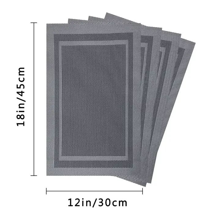 Topfinle – napperons en plastique et bambou