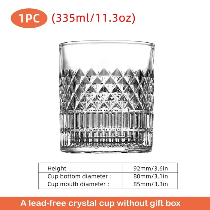 Verre à whisky avec boîte de luxe