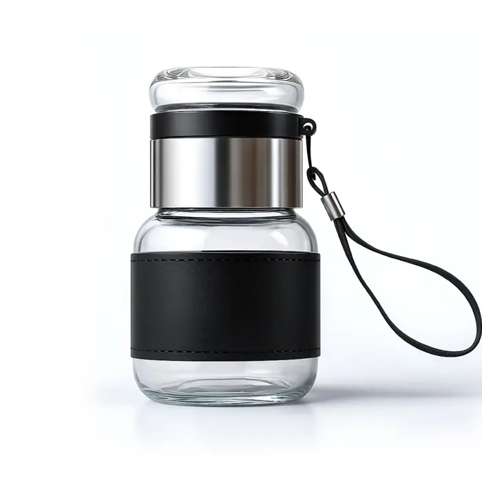 Ins – tasse à thé transparente en verre de jetée de haute valeur