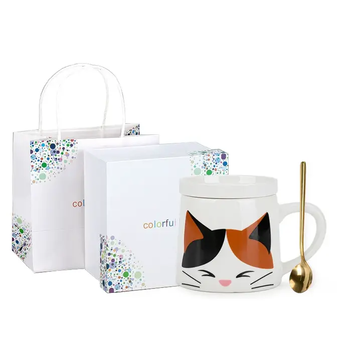 Tasse en céramique mignonne en forme de chat