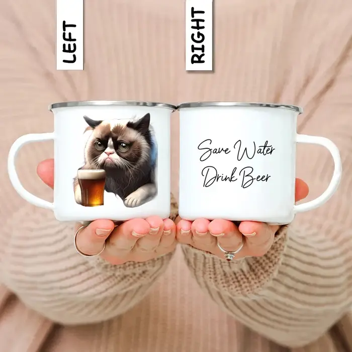 Tasse personnalisée avec Photos de chien et de chat