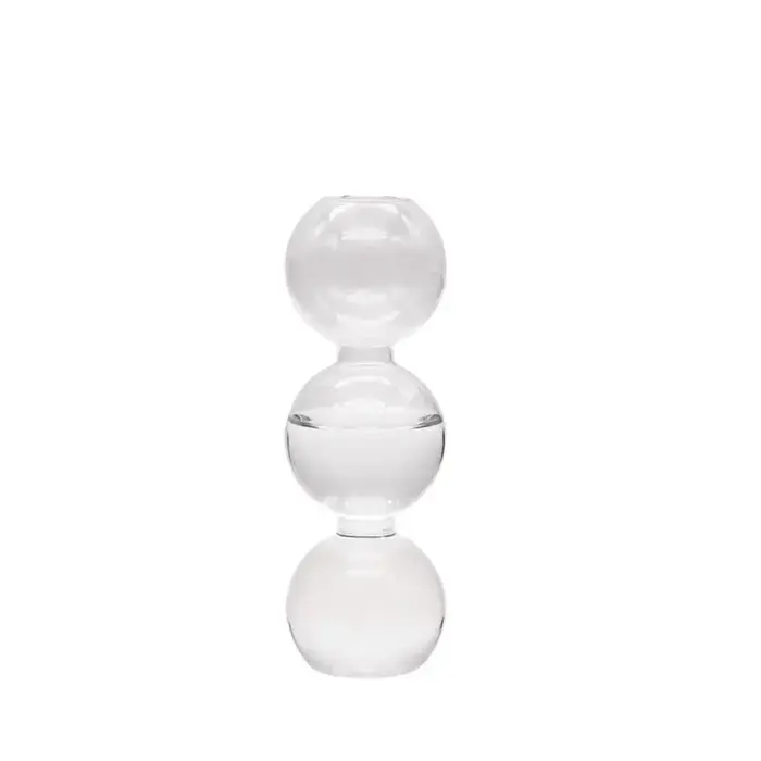 Vase en verre romantique, Pot de fleur hydroponique moderne et créatif, Vase de fleur sphérique Simp