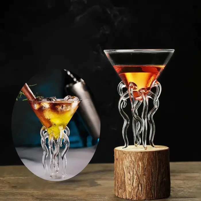Verre à Cocktail créatif en forme de poisson