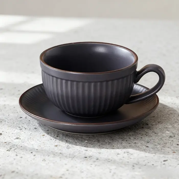 Tasse à café en céramique INS de haute qualité 250ml-300ml, tasse à latte, cappuccino, mocha, style 
