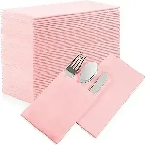 Serviettes personnalisées pour dîner de fiançailles et de mariage