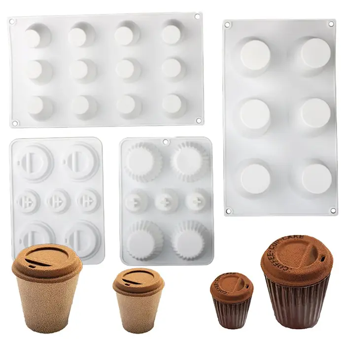 Moule à gâteau en Mousse au chocolat en Silicone