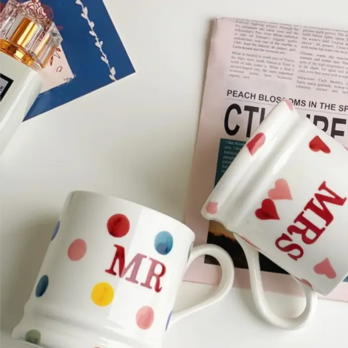 Tasse à café créative Mr Mrs