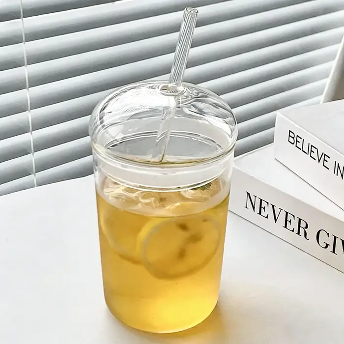 Gobelet en verre borosilicate de haute qualité