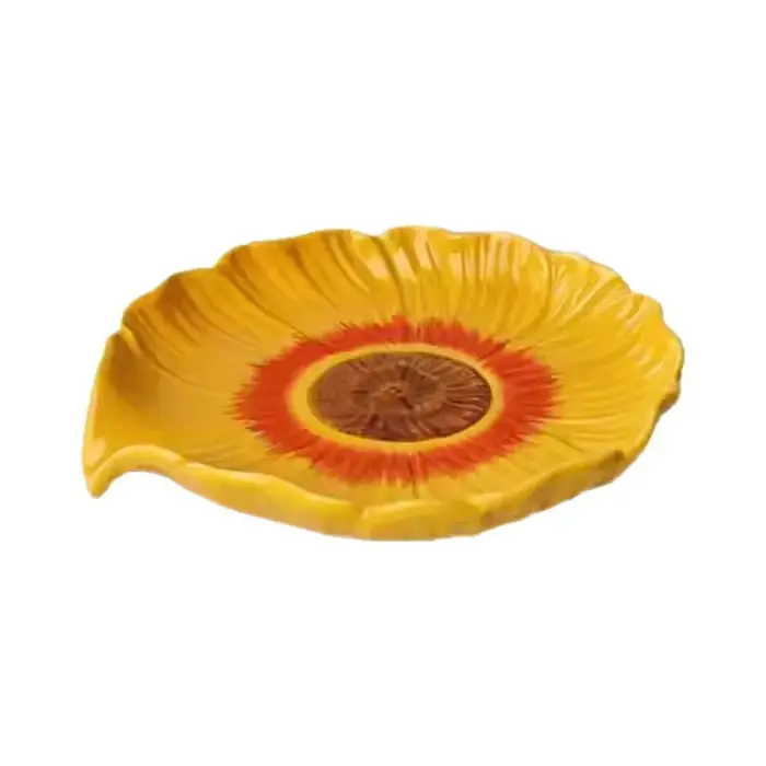 Assiette en céramique Tournesol