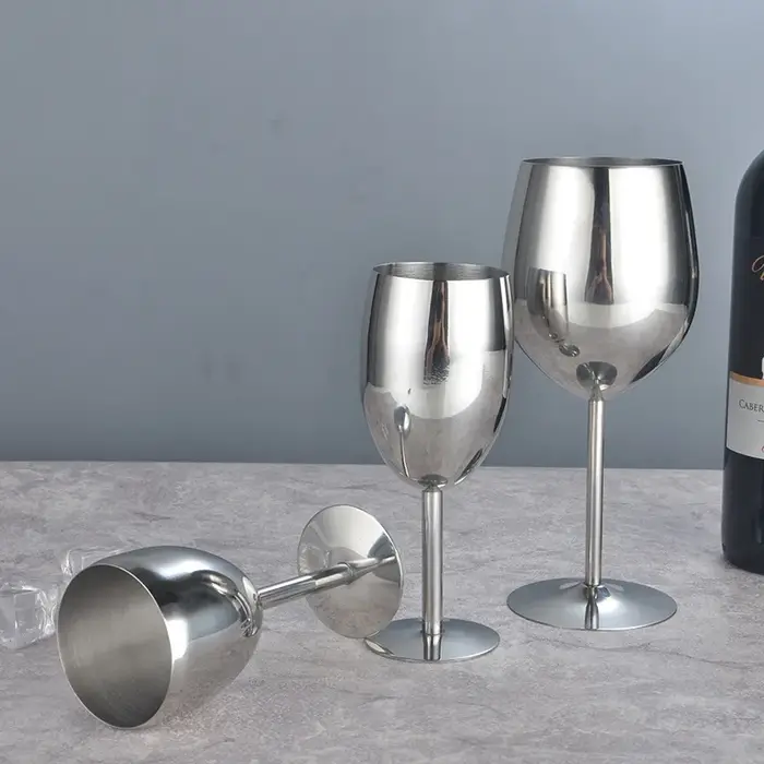 Verre à vin en acier inoxydable