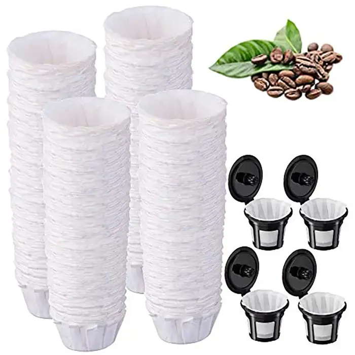 Filtre à café en papier jetable universel pour cafetière K-Cups réutilisable à portion individuelle Keurig-paquet de 100