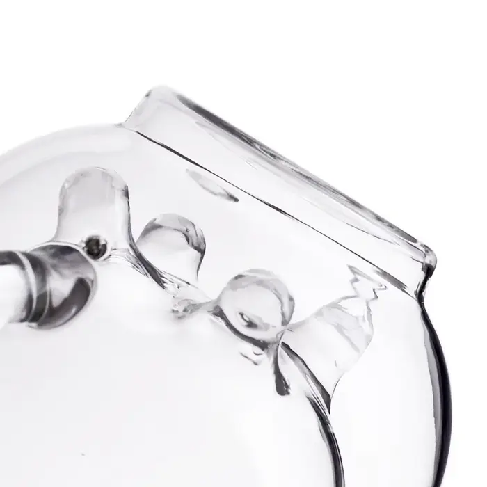 Pichet à lait créatif en verre transparent