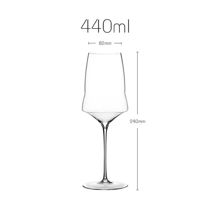 Verre à vin en cristal de qualité supérieure de luxe de Style Josephinen, tasse à Champagne impeccab