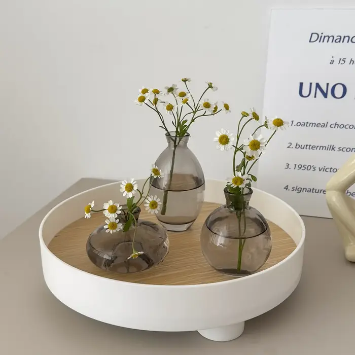 Vase en verre de table de style moderne