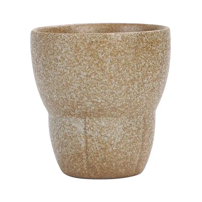 Tasse à café expresso en poterie grossière de style japonais