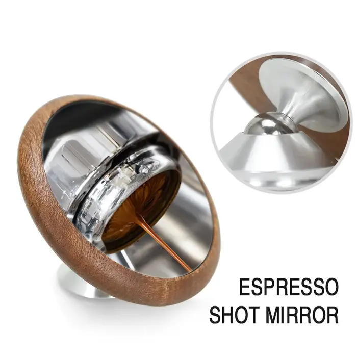 Miroir de tir d'extraction d'espresso