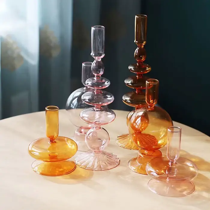 Vase en verre pour centre de table