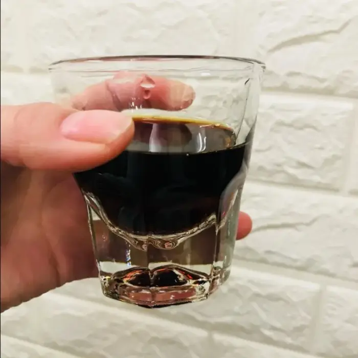 1/2/4/6 pièces 4oz bouteille bleue dédiée plat blanc café verre glacé Latte tasse pour expresso italien petite