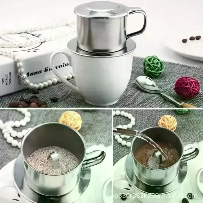 Filtre à café en acier inoxydable