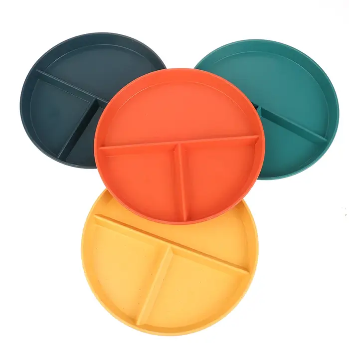 Assiette ronde réutilisable pour la cuisine