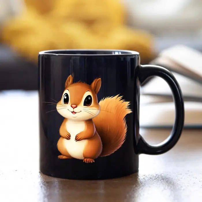 Tasse en céramique noire